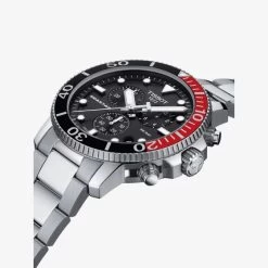 Tissot Mens Seastar Black & Red Chronograph Watch T120.417.11.051.01 -Tissot Watch 23 25 451 03
