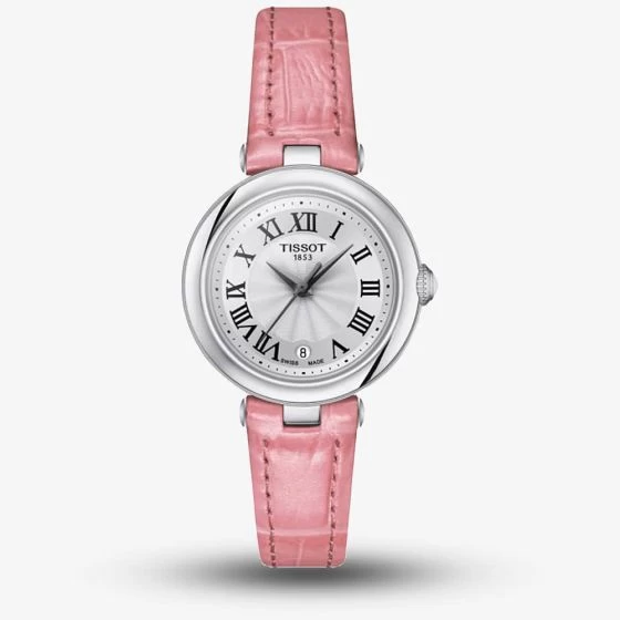 Tissot Ladies Bellissima Pink Strap Watch T126.010.16.013.01 3 Tissot Ladies Bellissima Pink Strap Watch T126.010.16.013.01