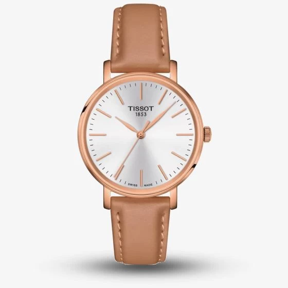 Tissot Everytime Lady Rose Gold Plated Watch T143.210.36.011.00 3 Tissot Everytime Lady Rose Gold Plated Watch T143.210.36.011.00