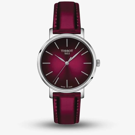 Tissot Everytime Lady Dark Burgundy Watch T143.210.17.331.00 3 Tissot Everytime Lady Dark Burgundy Watch T143.210.17.331.00