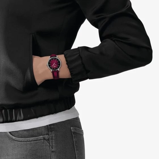Tissot Everytime Lady Dark Burgundy Watch T143.210.17.331.00 7 Tissot Everytime Lady Dark Burgundy Watch T143.210.17.331.00 - Image 5