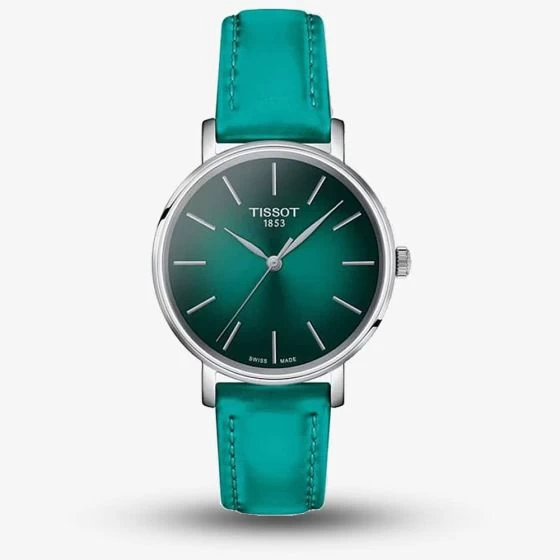 Tissot Everytime Lady Turquoise Watch T143.210.17.091.00 3 Tissot Everytime Lady Turquoise Watch T143.210.17.091.00