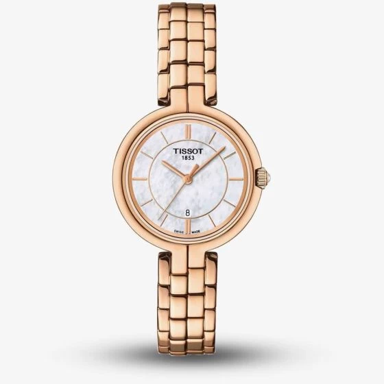Tissot Ladies T-Lady Flamingo Rose Gold Watch T094.210.33.111.01 3 Tissot Ladies T-Lady Flamingo Rose Gold Watch T094.210.33.111.01
