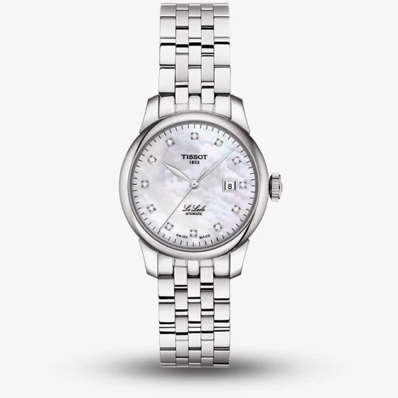 Tissot Ladies T-Classic Le Locle Automatic Lady Diamond Bracelet Watch T006.207.11.116.00 3 Tissot Ladies T-Classic Le Locle Automatic Lady Diamond Bracelet Watch T006.207.11.116.00