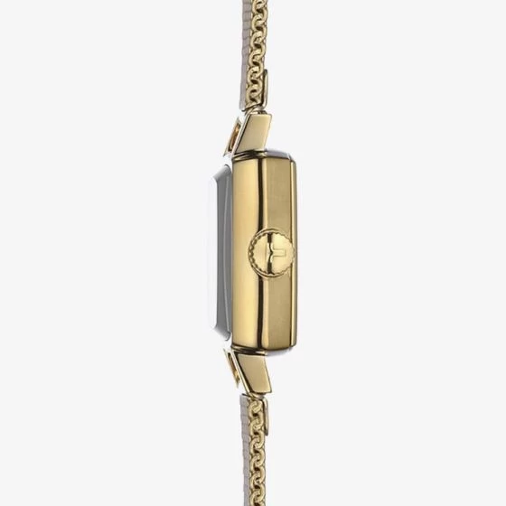 Tissot Ladies T-Lady Lovely Square Gold Tone Mesh Bracelet Watch T058.109.33.031.00 6 Tissot Ladies T-Lady Lovely Square Gold Tone Mesh Bracelet Watch T058.109.33.031.00 - Image 4