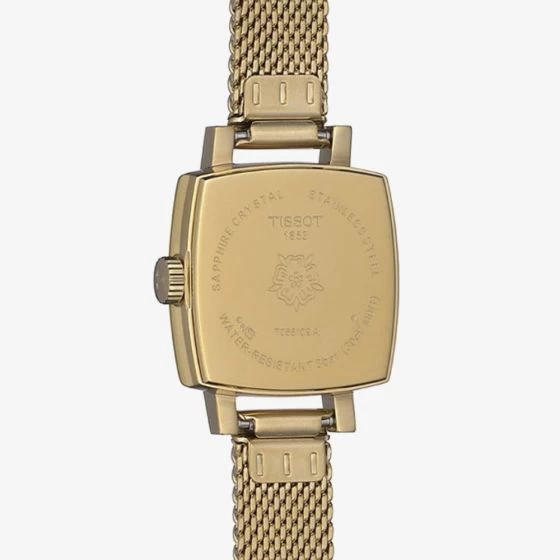 Tissot Ladies T-Lady Lovely Square Gold Tone Mesh Bracelet Watch T058.109.33.031.00 4 Tissot Ladies T-Lady Lovely Square Gold Tone Mesh Bracelet Watch T058.109.33.031.00 - Image 2