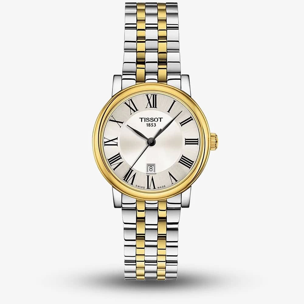 Tissot Ladies T-Classic Carson Premium Two Tone Bracelet Watch T122.210.22.033.00 3 Tissot Ladies T-Classic Carson Premium Two Tone Bracelet Watch T122.210.22.033.00
