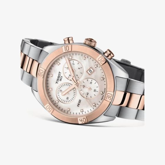 Tissot Ladies PR 100 Sport Chic Chronograph Watch T101.917.22.116.00 5 Tissot Ladies PR 100 Sport Chic Chronograph Watch T101.917.22.116.00 - Image 3