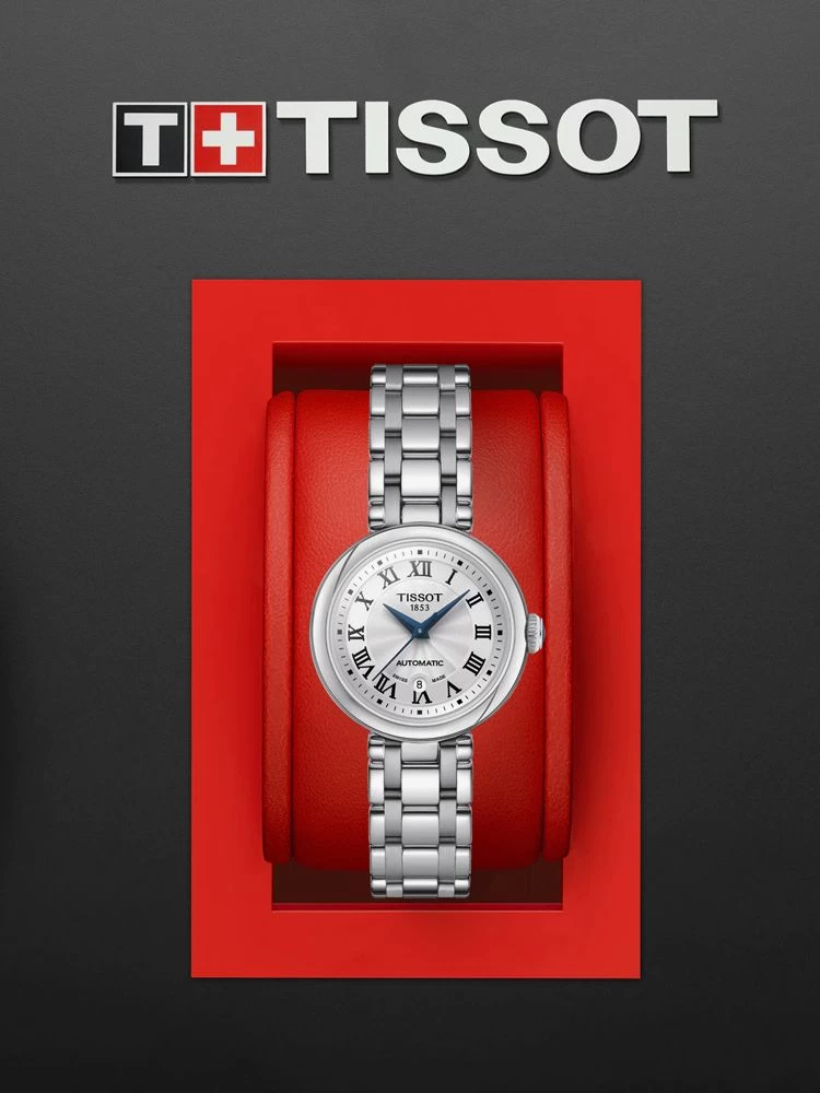 Tissot Ladies Silver Bellissima Automatic Watch T126.207.11.013.00 7 Tissot Ladies Silver Bellissima Automatic Watch T126.207.11.013.00 - Image 5