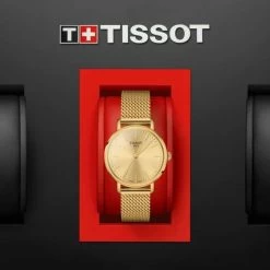 Tissot Everytime Lady Gold Plated Mesh Watch T143.210.33.021.00 -Tissot Watch 23 42 413 tissot 06