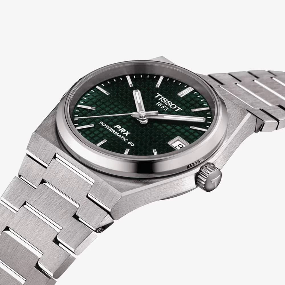 Tissot Ladies PRX Powermatic 80 Green Dial Watch T137.207.11.091.00 4 Tissot Ladies PRX Powermatic 80 Green Dial Watch T137.207.11.091.00 - Image 2