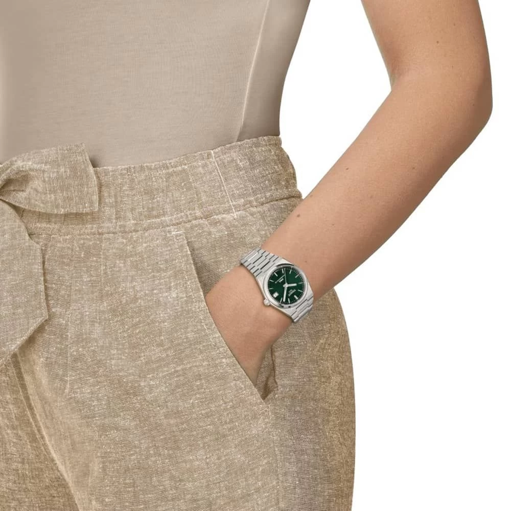 Tissot Ladies PRX Powermatic 80 Green Dial Watch T137.207.11.091.00 9 Tissot Ladies PRX Powermatic 80 Green Dial Watch T137.207.11.091.00 - Image 7