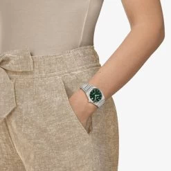 Tissot Ladies PRX Powermatic 80 Green Dial Watch T137.207.11.091.00 14 Tissot Ladies PRX Powermatic 80 Green Dial Watch T137.207.11.091.00 -Tissot Watch 23 42 423 modelshot 01 1