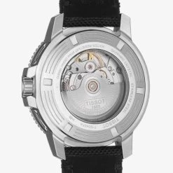 Tissot Mens T-Sport Seastar 1000 Powermatic 80 Black Fabric Strap Watch T120.407.17.051.00 -Tissot Watch 23 51 408 7 tissot mens t sport seastar 1000 powermatic 80 ss black fabric strap watch t120 407 17 051 00 grey