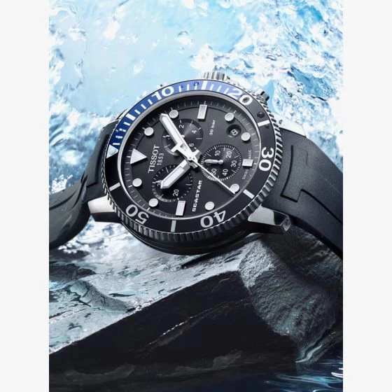 Tissot Mens Seastar 1000 Chronograph Watch T120.417.17.051.02 9 Tissot Mens Seastar 1000 Chronograph Watch T120.417.17.051.02 - Image 7