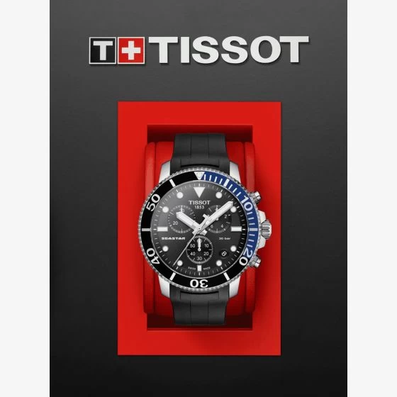 Tissot Mens Seastar 1000 Chronograph Watch T120.417.17.051.02 10 Tissot Mens Seastar 1000 Chronograph Watch T120.417.17.051.02 - Image 8
