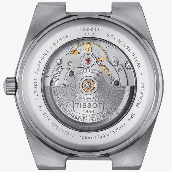 Tissot Mens Prx Powermatic Rubber Strap Watch T137.407.17.051.00 5 Tissot Mens Prx Powermatic Rubber Strap Watch T137.407.17.051.00 - Image 3
