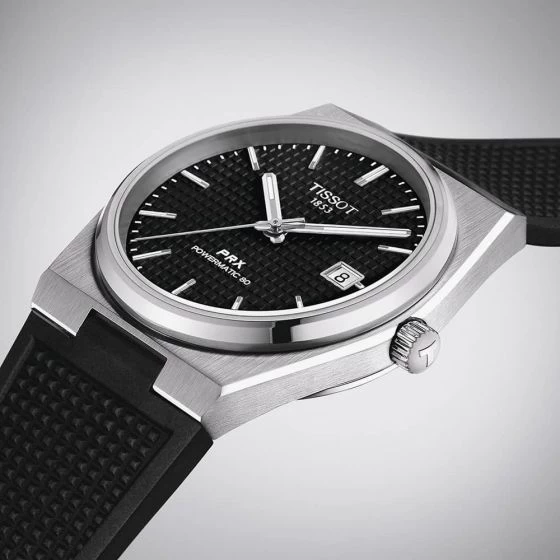 Tissot Mens Prx Powermatic Rubber Strap Watch T137.407.17.051.00 6 Tissot Mens Prx Powermatic Rubber Strap Watch T137.407.17.051.00 - Image 4