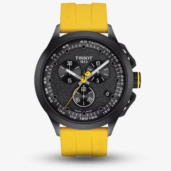 Tissot Mens Tour De France 2023 Yellow Rubber Strap Watch T135.417.05.105. 3 Tissot Mens Tour De France 2023 Yellow Rubber Strap Watch T135.417.05.105.