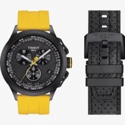 Tissot Mens Tour De France 2023 Yellow Rubber Strap Watch T135.417.05.105. 11 Tissot Mens Tour De France 2023 Yellow Rubber Strap Watch T135.417.05.105. -Tissot Watch 23 51 504 02