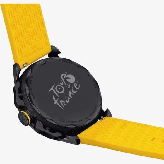 Tissot Mens Tour De France 2023 Yellow Rubber Strap Watch T135.417.05.105. 7 Tissot Mens Tour De France 2023 Yellow Rubber Strap Watch T135.417.05.105. - Image 5