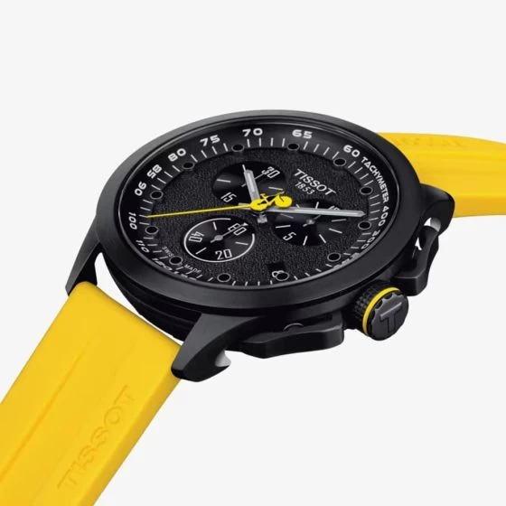 Tissot Mens Tour De France 2023 Yellow Rubber Strap Watch T135.417.05.105. 8 Tissot Mens Tour De France 2023 Yellow Rubber Strap Watch T135.417.05.105. - Image 6