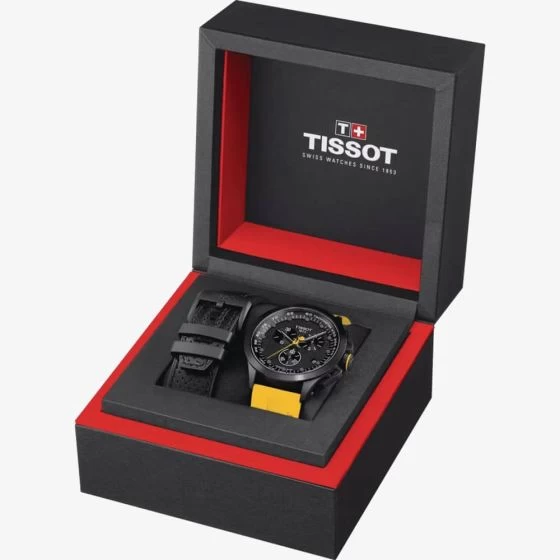 Tissot Mens Tour De France 2023 Yellow Rubber Strap Watch T135.417.05.105. 9 Tissot Mens Tour De France 2023 Yellow Rubber Strap Watch T135.417.05.105. - Image 7