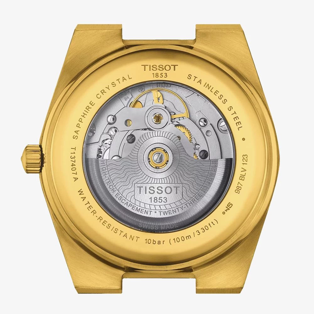 Tissot PRX Powermatic 80 Mens Gold Automatic Watch T137.407.33.021.00 4 Tissot PRX Powermatic 80 Mens Gold Automatic Watch T137.407.33.021.00 - Image 2