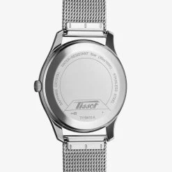 Tissot Mens Heritage Visodate Black Dial Mesh Bracelet Watch T118.410.11.057.00 -Tissot Watch 23 52 389 tissot mens heritage visodate black dial stainless steel mesh strap watch t118 410 11 057 00 3 grey