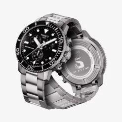Tissot Mens T-Sport Seastar 1000 Chronograph Black Dial Stainless Steel Bracelet Watch T120.417.11.051.00 -Tissot Watch 23 52 393 tissot mens seastar 1000 chronograph black dial stainless steel bracelet watch t120 417 11 051 00 2 grey