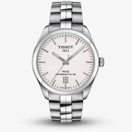Tissot Pr100 Stainless Steel Silver Dial Bracelet Watch T101.407.11.031.00 3 Tissot Pr100 Stainless Steel Silver Dial Bracelet Watch T101.407.11.031.00