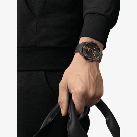 Tissot Mens T-Touch Connect Solar Watch T121.420.47.051.04 7 Tissot Mens T-Touch Connect Solar Watch T121.420.47.051.04 - Image 5