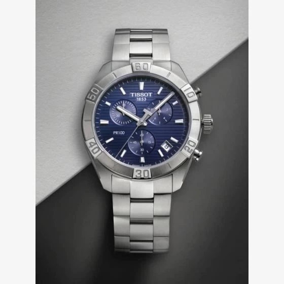 Tissot Mens PR 100 Sport Chronograph Watch T101.617.11.041.00 10 Tissot Mens PR 100 Sport Chronograph Watch T101.617.11.041.00 - Image 8