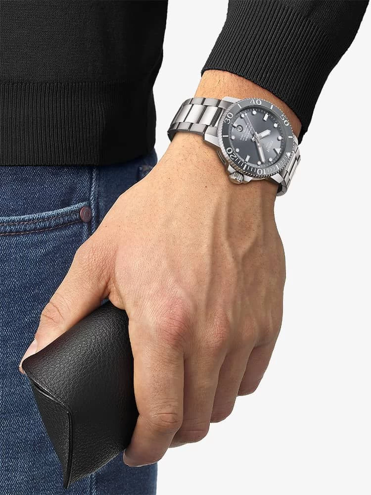 Tissot Mens Grey Seastar Watch T120.407.11.081.01 7 Tissot Mens Grey Seastar Watch T120.407.11.081.01 - Image 5