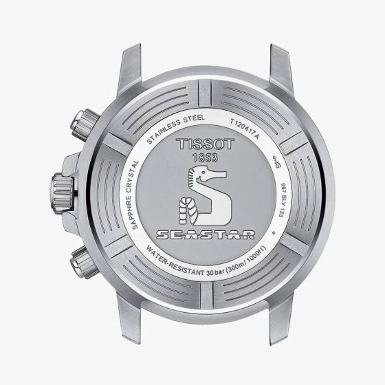 Tissot Mens Blue Seastar Watch T120.417.11.041.03 4 Tissot Mens Blue Seastar Watch T120.417.11.041.03 - Image 2