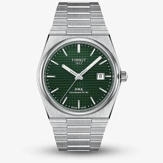 Tissot Mens PRX Powermatic 80 Automatic Green Watch T137.407.11.091.00 3 Tissot Mens PRX Powermatic 80 Automatic Green Watch T137.407.11.091.00