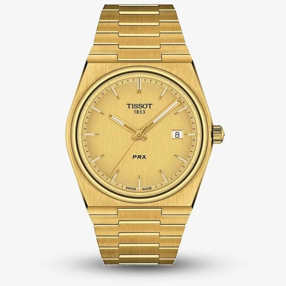 Tissot Mens PRX Gold Plated Watch T137.410.33.021.00 3 Tissot Mens PRX Gold Plated Watch T137.410.33.021.00