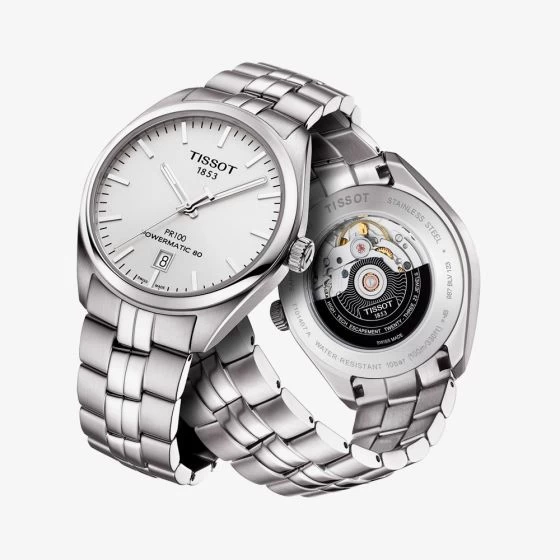 Tissot Pr100 Stainless Steel Silver Dial Bracelet Watch T101.407.11.031.00 5 Tissot Pr100 Stainless Steel Silver Dial Bracelet Watch T101.407.11.031.00 - Image 3