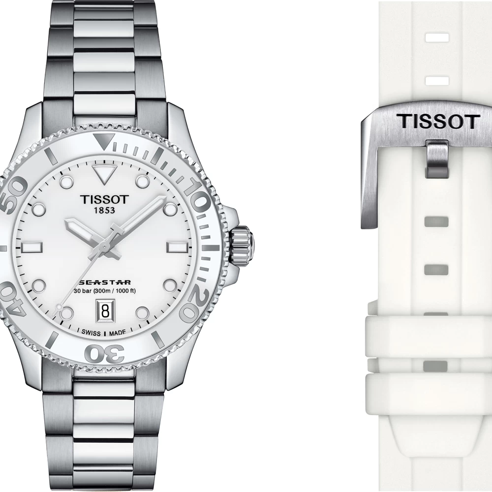Tissot T-Sport T1202101101100 Seastar 1000 Lady Watch 8 Tissot T-Sport T1202101101100 Seastar 1000 Lady Watch - Image 6